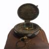 nauticaz 2 InchCompass - Hiking Backpacking Compass - Magnetic Compass Camping and Navigation - Boy Scout Compass Kids - Directional Magnetic Compass for Map Reading - Best Survival Golden & Black view 1