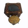 nauticaz 2 InchCompass - Hiking Backpacking Compass - Magnetic Compass Camping and Navigation - Boy Scout Compass Kids - Directional Magnetic Compass for Map Reading - Best Survival Golden & Black view 3