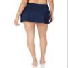 24th & Ocean Women's Standard Skirted Hipster Bikini Swimsuit Bottom, Midnight//Solid, M view 2