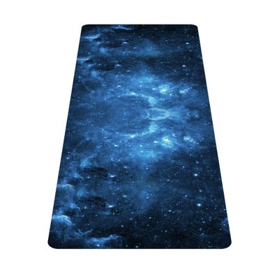 nuveti Printed Travel Yoga Mat-1/16 Inch Thick Non Slip Fitness Workout Mat with Carrying Bag, Foldable Lightweight Suede & Natural Rubber Yoga Mat for Yoga Pilates and Fitness 72" L x 24" W x 1.5mm