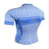 De Soto Skin Cooler Full Zip Tri Top Short Sleeve - FVSC - (Royal Hive, Small) view 2
