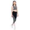 Choomomo Kids Girls Two Piece Yoga Sports Suit Crop Top with Athletic Leggings Workout Tracksuit Outfit Grey 4 Years view 3