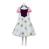 LoliMiss Women's Haunted Mansion Cosplay Tightrope Walker Costume Puff Sleeve Princess Dress Halloween Outfit (M) view 2