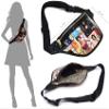 Glossy Magazine Cover Collage Michelle Obama and Barack Obama Fanny Pack Belt Bag Waist Pack Obama Purse (6-Multi/Black) view 3