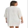 24th & Ocean Women's Standard Lace Up Tunic, White//Solid, L view 2