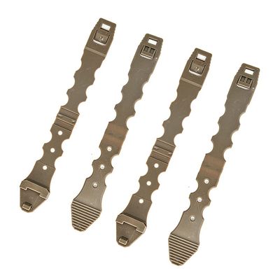 Aekvinks 4 Packs Tactical MOLLE Malice Clips Short Coyote 5.9in Tan