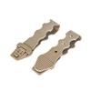 Aekvinks 4 Packs Tactical MOLLE Malice Clips Short Coyote 5.9in Tan view 2