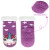 Century Star Slipper Socks for Boys Girls Fuzzy Warm Fleece Lined Socks with Grippers Kids Toddler Cute Animal Christmas Socks Unicorn 6-8 Years view 3