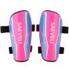 Saeveli Soccer Shin Guards for Toddlers Kids Youth - Lightweight and Durable Shin Pads with Adjustable Straps for Kids 2-14 Years Old Boys and Girls (S, Pink) view 1