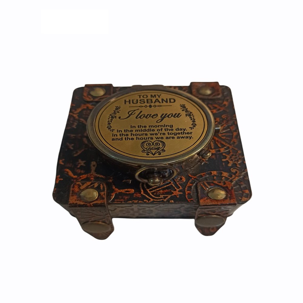 nauticaz 2 Inch Hand Held Military Lensatic Sighting Compass Or Camping, Boy Scout, Geology Activities Boating Color Golden