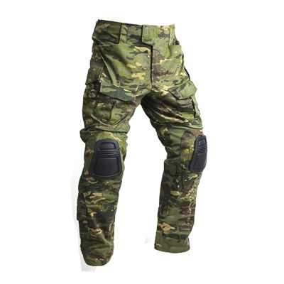 Emerson Airsoft Tactical Combat Pants Hunting BDU Gen3 Pants with Knee Pad Multicam Tropic (X-Large)
