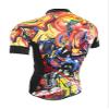 De Soto Skin Cooler Full Zip Tri Top Short Sleeve - FVSC - (Entropy of Color, Small) view 2