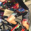 De Soto Skin Cooler Full Zip Tri Top Short Sleeve - FVSC - (Entropy of Color, Small) view 4