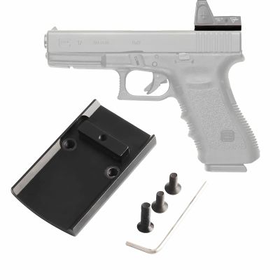 HIGOO Reflex Sight Plate Base Mount Compatible with Glock Pistol RMR VISM Red Dot Sight