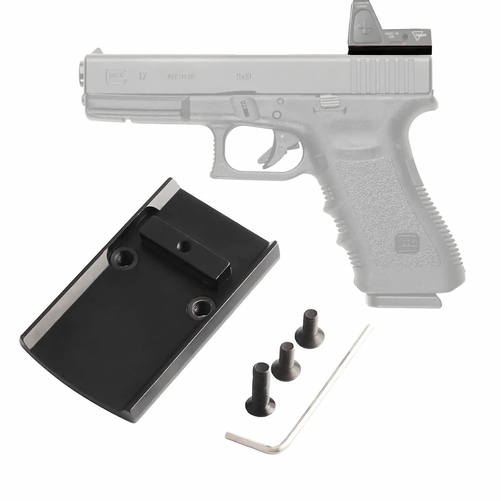 HIGOO Reflex Sight Plate Base Mount Compatible with Glock Pistol RMR VISM Red Dot Sight