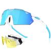 X-TIGER Polarized Cycling Glasses with 5 Interchangeable Lenses,MTB Biking Baseball Running Sports Sunglasses for Men Women view 1