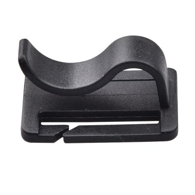 Outdoor Climbing Accessories Rotatable Drinking Tube Clip Hydration Water Bladder Drink Tube Clip Holder for Backpacks Water Pack Bag Accessories Tools Anti-Slip and wear-Resistant (Color : Black)