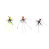 YUNSI Baites and Attactants 1 Piece Popper Flies Fly Hook Trout Bass Popper Fly Floating Fishing Lures for Fishing (Color : Bright Yellow) view 1