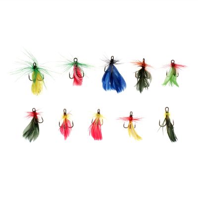 YUNSI Baites and Attactants 10Pcs Hand-Tied Nymph Flies Fishing Flies Assortment Fishing Lures Fly Fishing Assortment for Fishing