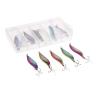 HangFuture 10x Spoon Fishing Lure Trout Lure Paillette Hard Bait Wobblers Sequins Baits Fishing Lures for Fishing(14g) view 1