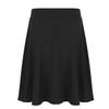 Duoremi Big Kids Girls Knee Length A-Line Skirt Flared Casual School Uniform Dance Skater Skirts D1 Black 6 Years view 2