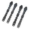 Aekvinks 4 Packs Tactical MOLLE Malice Clips Short Coyote 5.9in Black view 1