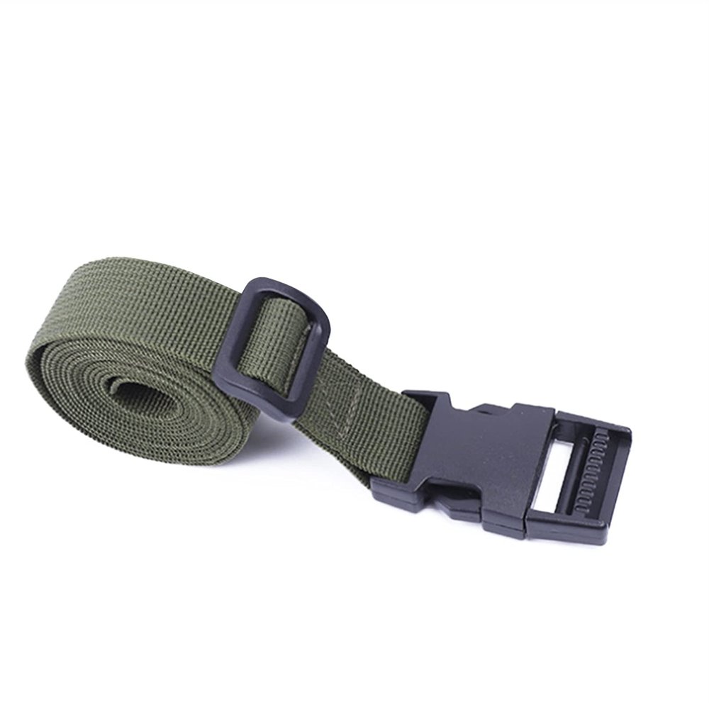 WQAZ Outdoor Climbing Accessories 1pc Useful Outdoor Bundled Strap 25mm1.5m Nylon Backpack Luggage Bag Lashing Strap Strong Buckle Rope Camping Tent Accessories Anti-Slip and wear-Resistant