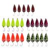 HangFuture 5Pcs Paillette Spoon Sequin Bait Metal Fishing Lure with Single Hook Spinner Fishing Lures for Fishing(Black) view 3