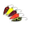 HangFuture 5Pcs Paillette Spoon Sequin Bait Metal Fishing Lure with Single Hook Spinner Fishing Lures for Fishing(Black) view 4