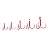 YUNSI Baites and Attactants 200Pcs, Sea Fishing Hooks Barbed Hooks Treble Hooks Jigging Hooks High Carbon Steel Fishing Hook 4# 6# for Fishing view 4