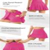 Betaven Pleated Tennis Skirts for Women with Pockets Build in Shorts Golf Skort High Waisted Athletic Running Activewear,A-Rose Pink,X-Large view 4