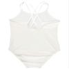 Manyakai Kids Girls Sleeveless Gymnastic Ballet Dance Leotard Camisole Tank Top Bodysuit Dancewear White 7-8 Years view 4