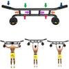 NCRD Pull-Up Bars Pull-ups On The Wall Fitness Multi-Position Wall Installation Depth Comprehensive Training Frame Single Parallel Bar Household Pull-ups view 3