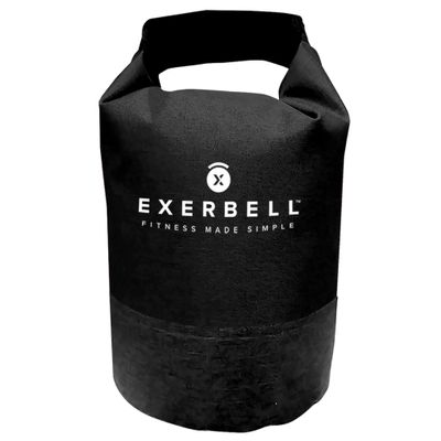 Exerbell Foldable & adjustable kettlebell 2-14 kg (Black)  water- and sandbag kettlebell  Versatile Sandbag Training & Weight Bag  Premium Strength Training Equipment