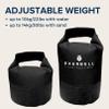 Exerbell Foldable & adjustable kettlebell 2-14 kg (Black)  water- and sandbag kettlebell  Versatile Sandbag Training & Weight Bag  Premium Strength Training Equipment view 4