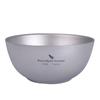 Boundless Voyage 250ML Titanium Double Wall Bowl Ultralight Portable Metal Food Rice Bowl Indoor Outdoor Camping Tableware for Adult Children Ti1093T view 1
