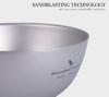 Boundless Voyage 250ML Titanium Double Wall Bowl Ultralight Portable Metal Food Rice Bowl Indoor Outdoor Camping Tableware for Adult Children Ti1093T view 3