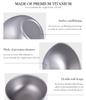 Boundless Voyage 250ML Titanium Double Wall Bowl Ultralight Portable Metal Food Rice Bowl Indoor Outdoor Camping Tableware for Adult Children Ti1093T view 4