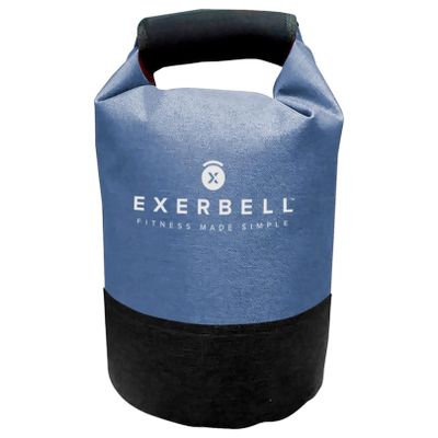 Exerbell Foldable & adjustable kettlebell 2-14 kg (Blue)  water- and sandbag kettlebell  Versatile Sandbag Training & Weight Bag  Premium Strength Training Equipment