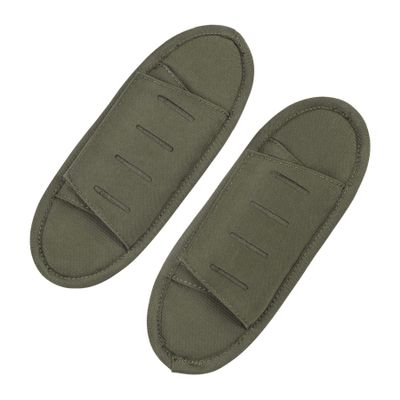 IDOGEAR SPORTS Tactical Shoulder Pads for Vest Universal Removable Protection pad for Backpack Shoulder Strap Outdoor Traveling Bags Breathable Decompression Soft Cushion 2 Pcs (Ranger Green- 2 pcs)