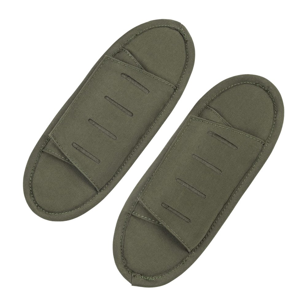 IDOGEAR SPORTS Tactical Shoulder Pads for Vest Universal Removable Protection pad for Backpack Shoulder Strap Outdoor Traveling Bags Breathable Decompression Soft Cushion 2 Pcs (Ranger Green- 2 pcs)