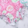 Yihuimin 0-24M Infant Baby Girls One-Piece Swimsuit Floral Printed Swimwear Ruffle Bathing Suit Rash Guard Pink 18-24 Months view 4