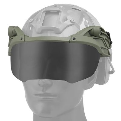KODENOR Fast Helmet Flip Tactical Goggles Anti Fog Processing for Airsoft Paintball Wargame (Color : GG-002-OD)