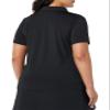 Amazon Essentials Women's Tech Stretch Tennis T-Shirt, Black, Medium view 2