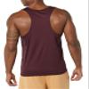 Amazon Essentials Men's Athletic Base Layer Workout Sports Tank Tops, Burgundy, Small view 2