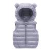 EISHOW Little Baby Girls Boys Warm Sleeveless Waistcoat Cute Hooded Puffer Vest Winter Lightweight Zipper Down Jacket Outwear (Purple,6-12 Months,6 Months,12 Months) view 1