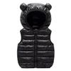 EISHOW Little Baby Girls Boys Warm Sleeveless Waistcoat Cute Hooded Puffer Vest Winter Lightweight Zipper Down Jacket Outwear (Black,18-24 Months,18 Months,24 Months) view 1