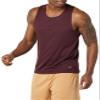 Amazon Essentials Men's Athletic Base Layer Workout Sports Tank Tops, Burgundy, XX-Large view 1