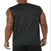 Amazon Essentials Men's Active Performance Tech Muscle Sleeveless Tank Top Workout Shirt, Pack of 2, Black/Lime Green, Large view 3