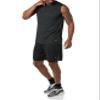 Amazon Essentials Men's Active Performance Tech Muscle Sleeveless Tank Top Workout Shirt, Pack of 2, Black/Lime Green, Large view 4